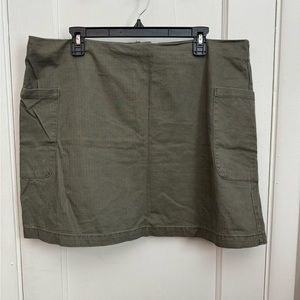 A New Day Green Cargo Skirt